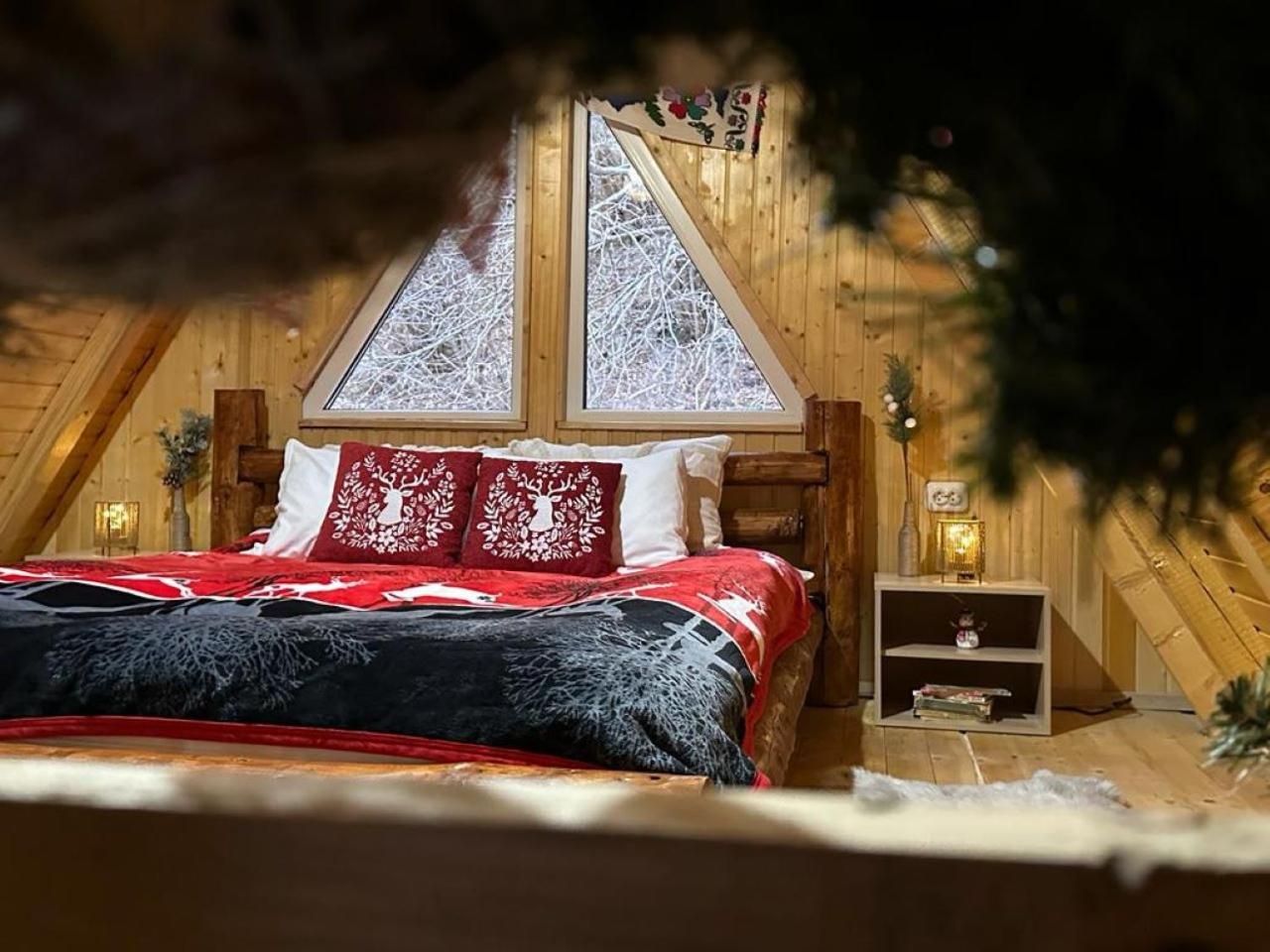 Cabanutze Satic Villa Rucăr Buitenkant foto
