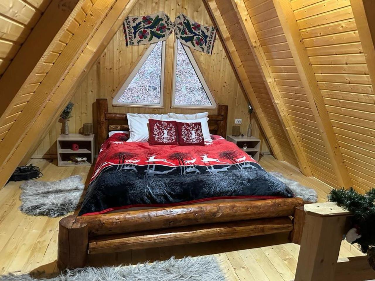 Cabanutze Satic Villa Rucăr Buitenkant foto