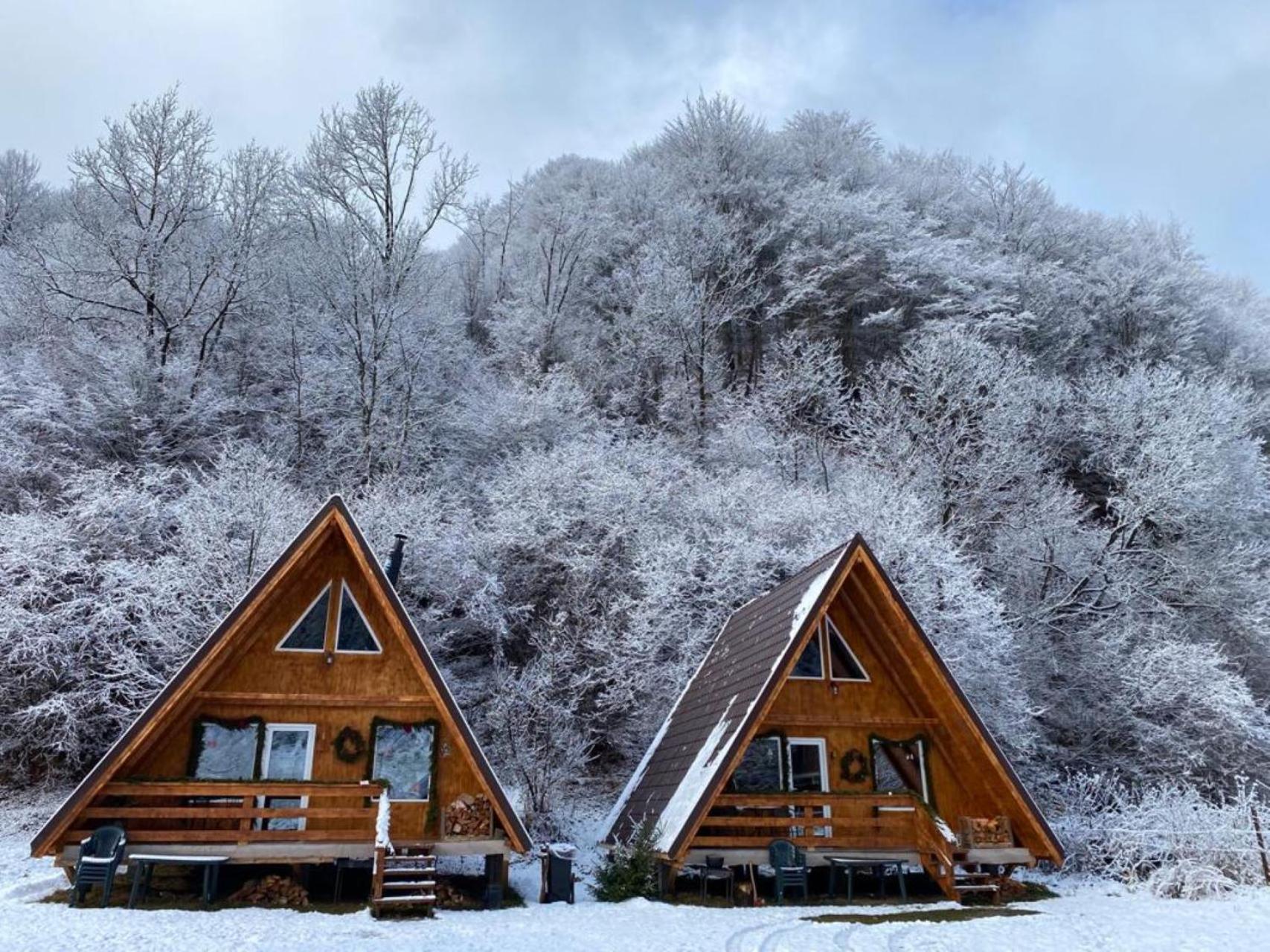 Cabanutze Satic Villa Rucăr Buitenkant foto