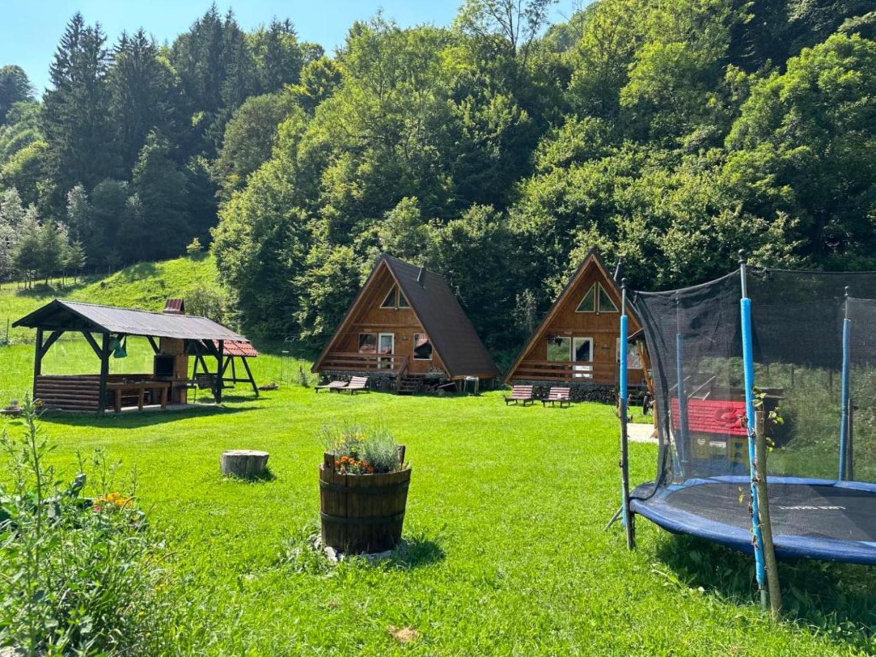 Cabanutze Satic Villa Rucăr Buitenkant foto