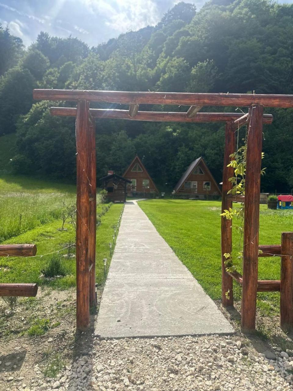 Cabanutze Satic Villa Rucăr Buitenkant foto