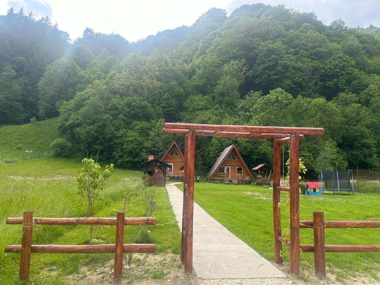Cabanutze Satic Villa Rucăr Buitenkant foto