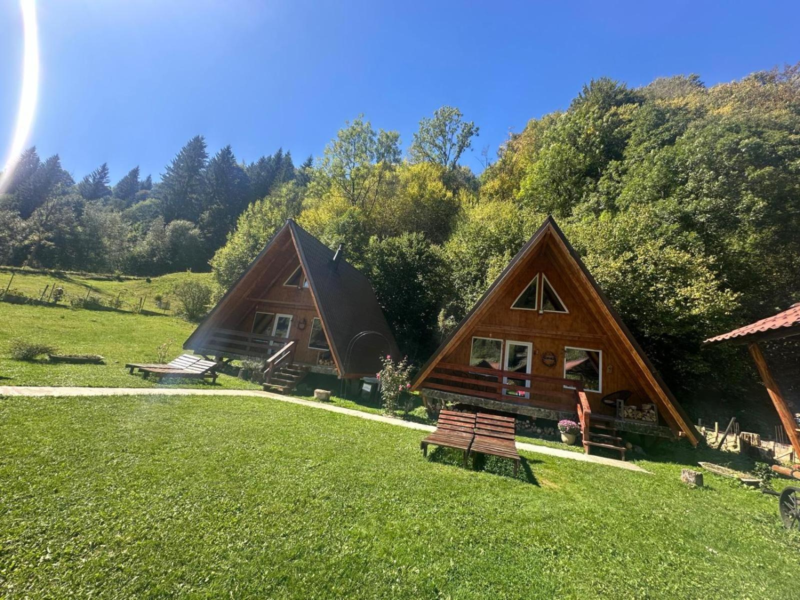 Cabanutze Satic Villa Rucăr Buitenkant foto