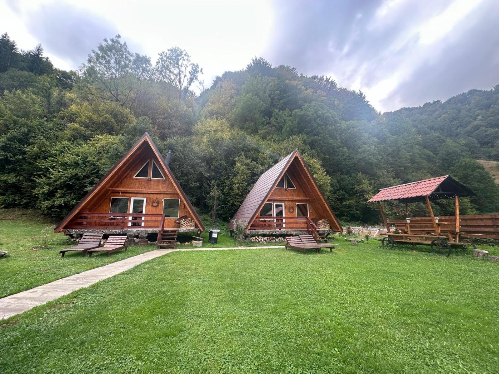Cabanutze Satic Villa Rucăr Buitenkant foto